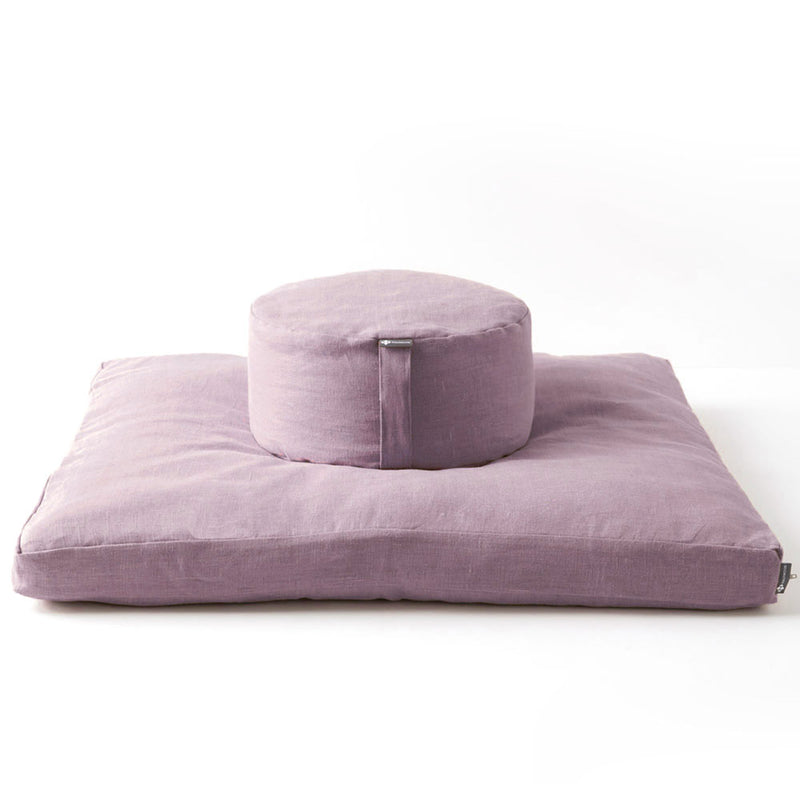 Halfmoon Sit Set: Mod Meditation Cushion + Zabuton